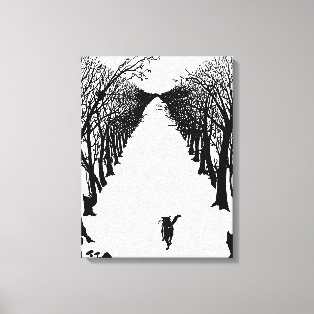 Impressão Em Tela Gato negro, Kipling Rudyard (Frente)