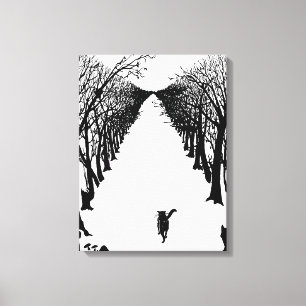 Impressão Em Tela Gato preto, Rudyard Kipling