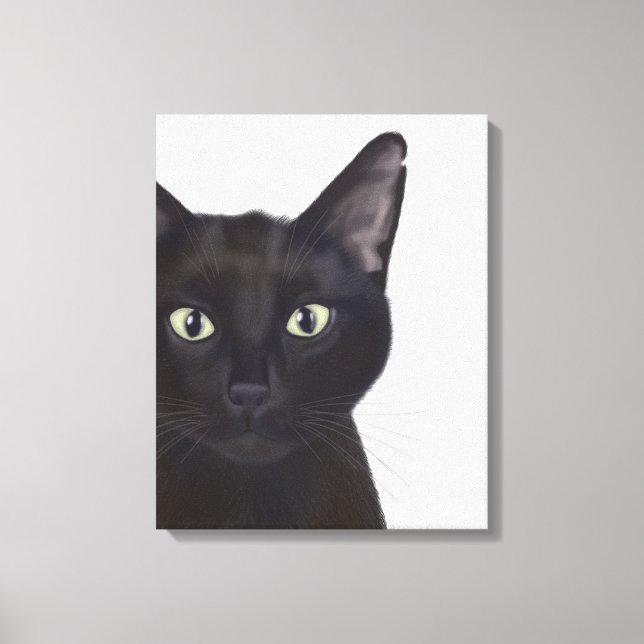 Impressão Em Tela Gato, Retrato de Gus (Frente)