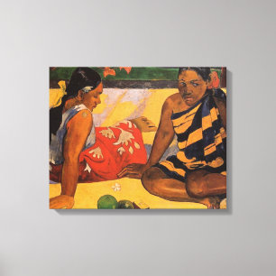 Impressão Em Tela Gauguin Polinésia Francesa Taiti Mulheres Pintura