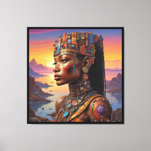 Impressão Em Tela Gaze de Cleopatra