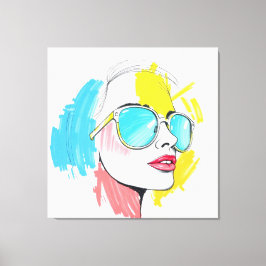 Impressão Em Tela Gaze de Verão