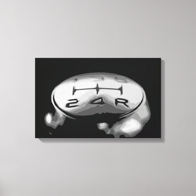 Impressão Em Tela Gear Knob de um Carro Esportivo de Luxo Design sim (Frente)