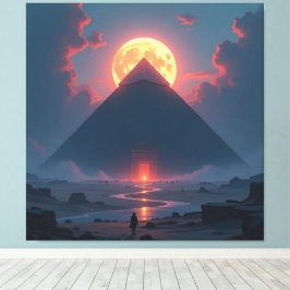 Impressão Em Tela Geheimnisse der Pyramiden – Zeitlose Monumente des