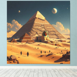 Impressão Em Tela Geheimnisse der Pyramiden – Zeitlose Monumente des