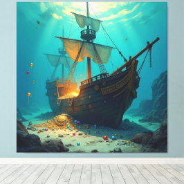 Impressão Em Tela Geisterschiff der Piraten