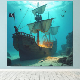 Impressão Em Tela Geisterschiff der Piraten