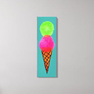 Impressão Em Tela Gelado do pop art