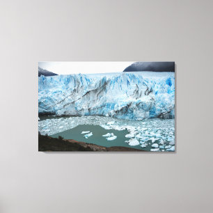 Impressão Em Tela Geleira de Moreno e lago Argentino