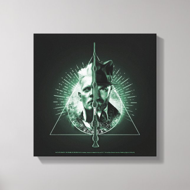 Impressão Em Tela GELLERT GRINDELWALD™ Versus Dumbledore (Frente)