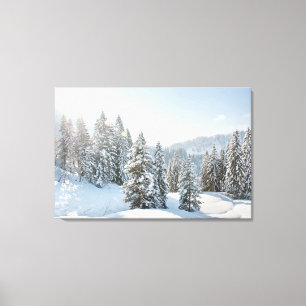 Impressão Em Tela Gelo e neve   Allgäu Bavaria Sul da Alemanha