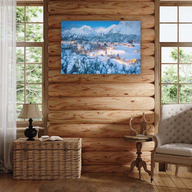 Impressão Em Tela Gelo e neve | Graubunden, Engadin, Suiça (Criador carregado)