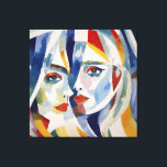 Impressão Em Tela Gêmeos de abstrato modernos<br><div class="desc">Eu ofereço a arte original do autor autêntico digital em um ângulo diferente de olhar para a criação da IA na interação do cheio com a IA usando apenas a criação imediata sem nenhum processamento postado adicional, exceto para a necessária expansão. Assim, você obtém a essência pura do resultado do...</div>