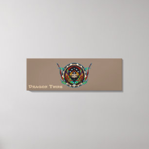 Impressão Em Tela Gêmeos do dragão