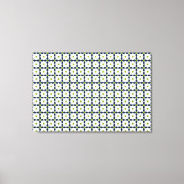 Impressão Em Tela Gemstone Art, Blue and Yellow