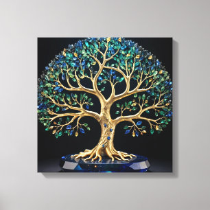 Impressão Em Tela Gemstone Tree of Life