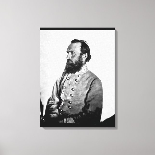 Impressão Em Tela Gen. Imagem "Stonewall" Jackson,_War (Frente)