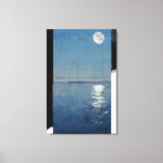 Impressão Em Tela Gênesis Dia 2: Waters 2014 digital painting (Frente)