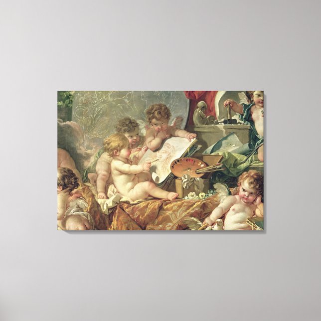 Impressão Em Tela Genius Ensinando Artes, 1761 (Frente)