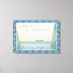 Impressão Em Tela Geo exterior eu   vagueio frequentemente,