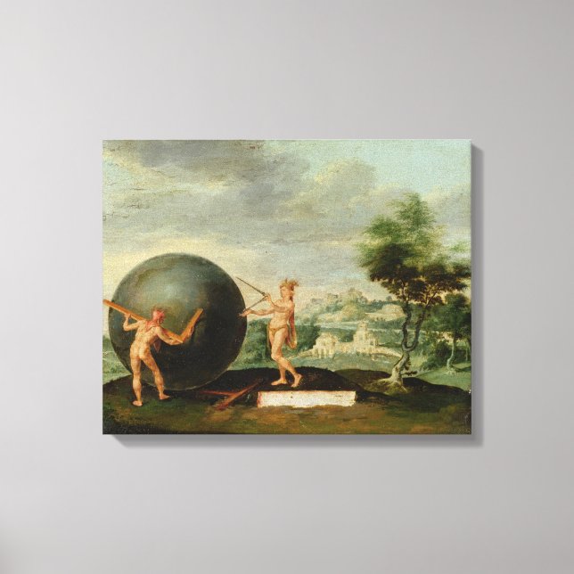 Impressão Em Tela Geometria (Frente)