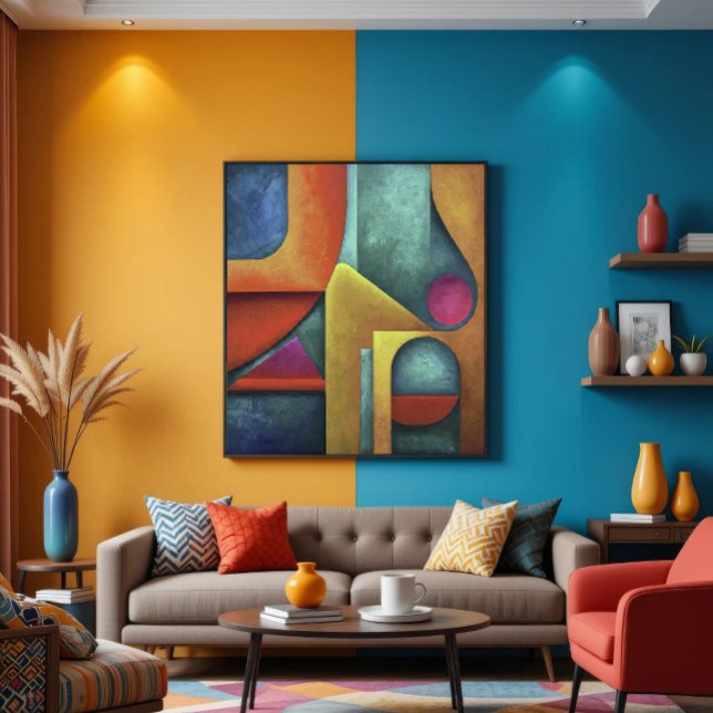 Impressão Em Tela Geometria da essência (Criador carregado)