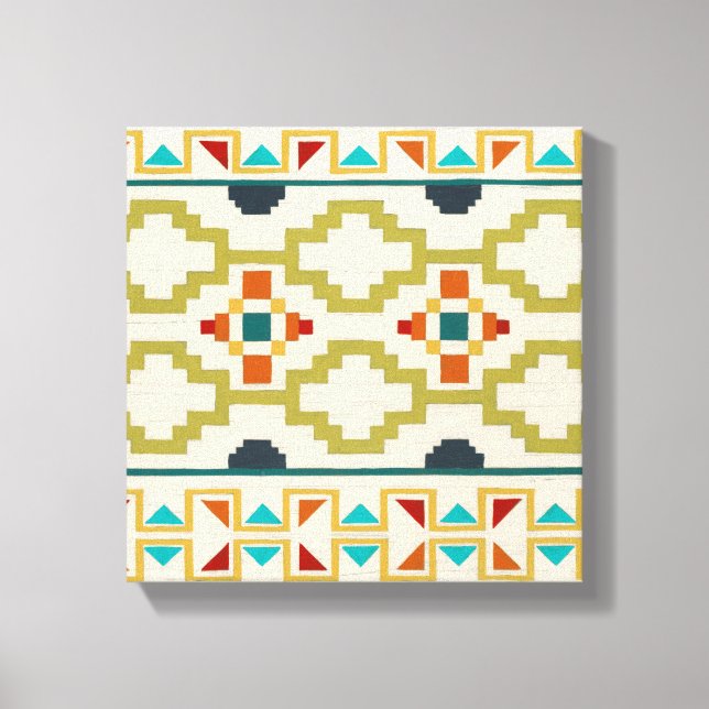 Impressão Em Tela Geometria do Sudoeste I (Frente)