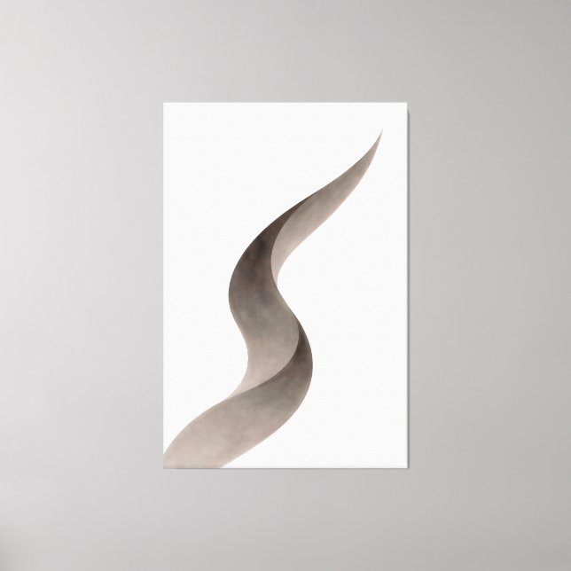 Impressão Em Tela Geometria Suave da Quietude (Frente)