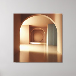 Impressão Em Tela Geometric Arch Interior