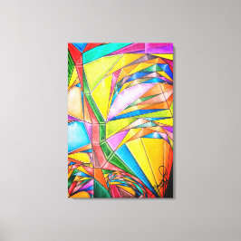 Impressão Em Tela Geometric Design 22