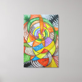 Impressão Em Tela Geometric Design 28