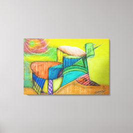 Impressão Em Tela Geometric Design 35