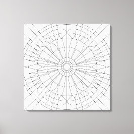 Impressão Em Tela Geometric Mandala Pattern