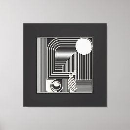 Impressão Em Tela Geometric Orbit Lines