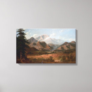 Impressão Em Tela George Caleb Bingham View of Pikes Peak