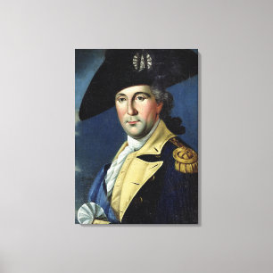 Impressão Em Tela George Washington