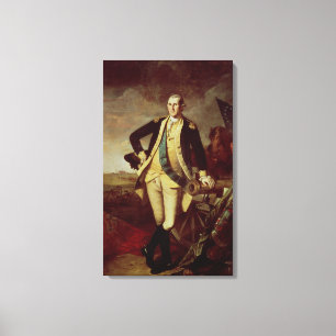 Impressão Em Tela George Washington em Princeton, 1779
