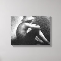 Georges Seurat - Sentado rapaz de palha