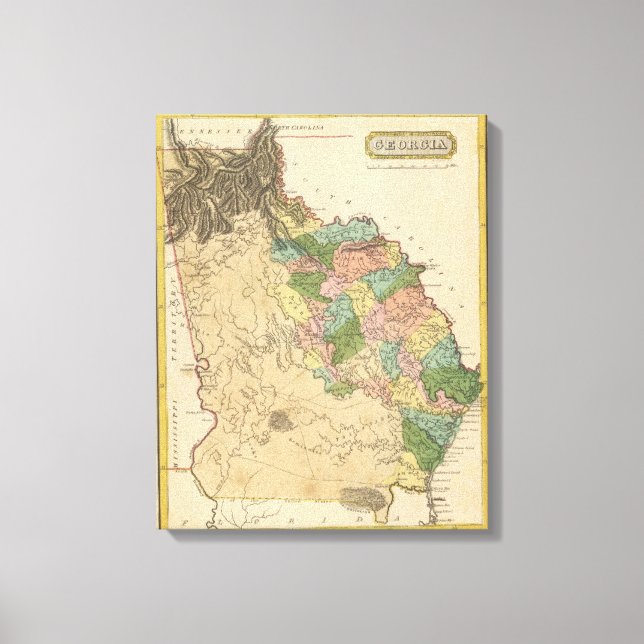 Impressão Em Tela Geórgia (Frente)