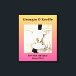 Impressão Em Tela Georgia O'Keeffe: Caveira de Vaca e Rosa de Calico<br><div class="desc">Georgia O'Keeffe traz o deserto à vida com esta imagem do sudoeste dos Estados Unidos chamada "Cow Skull e Calico Rosa. Okeefe é uma famosa artista americana que focou a maior parte de sua trabalho de arte no sudoeste americano. Você pode comprar a tela de desenho "Cow Skulls and Calico...</div>