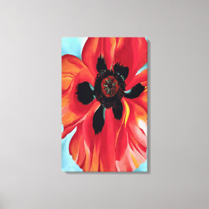 Impressão Em Tela Georgia O'Keeffe - Red Poppy VI