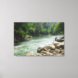 Impressão Em Tela Geoturismo Paisagem da Selva do Rio Foto de Viagem