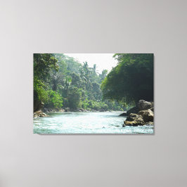 Impressão Em Tela Geoturismo Paisagem da Selva do Rio Foto de Viagem