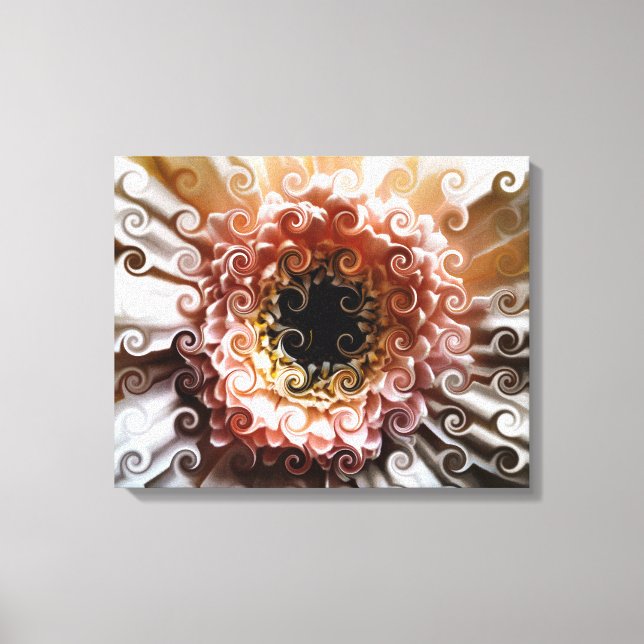 IMPRESSÃO EM TELA GERBERA DAISY (Frente)