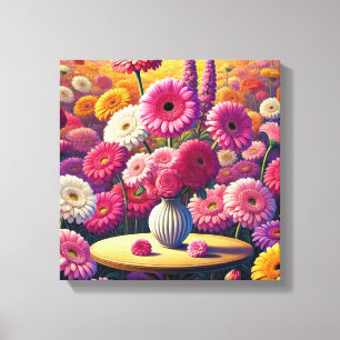 Impressão Em Tela Gerbera Daisy Charm