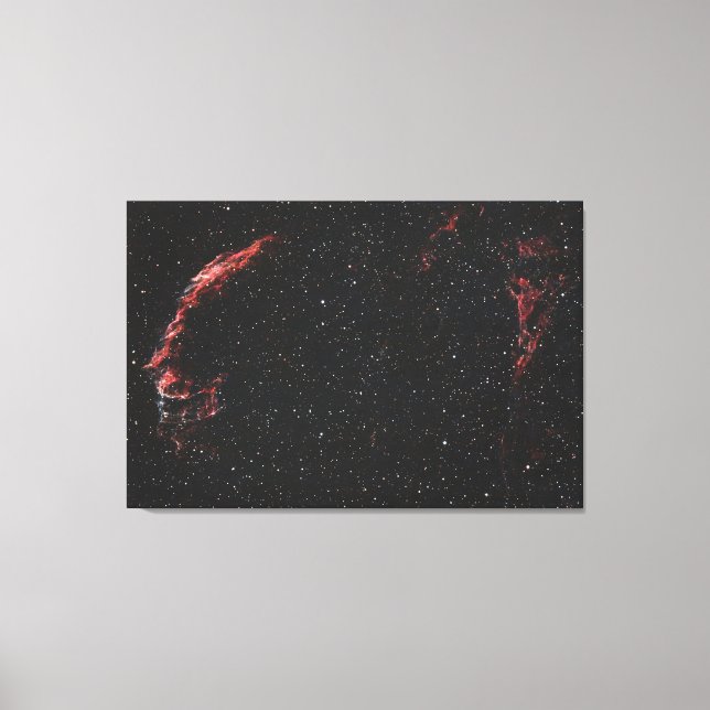 Impressão Em Tela Ghostly Veil: Eastern Veil Nebula (Frente)