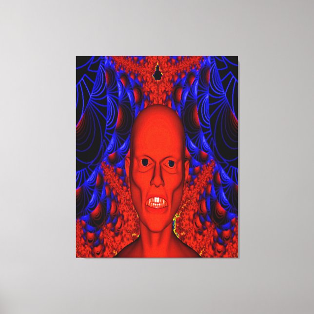 Impressão Em Tela Ghoul Vermelho (Frente)