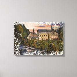 Impressão Em Tela Gibson Mill, Hardcastle Crags Obra de Arte em Aqua