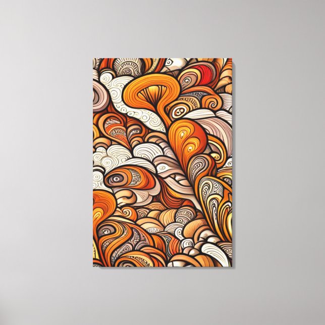 Impressão Em Tela Gilded Swirls (Frente)