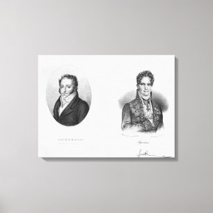 Impressão Em Tela Gioacchino Rossini Gaspare gravado perto